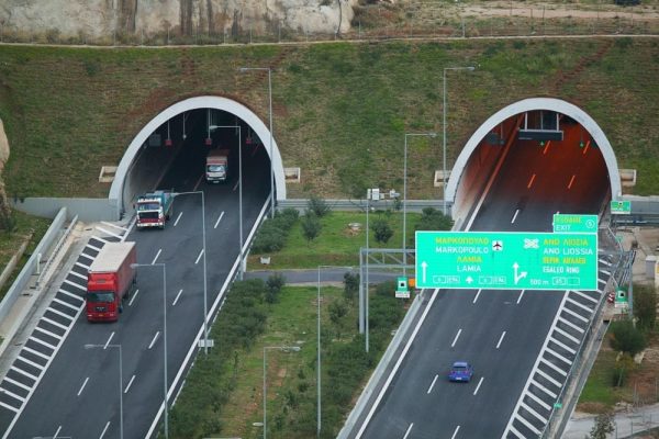 Σήραγγες Γ. Σημαντήρας οδικές (Αττική Οδός, Ελλάδα) 1