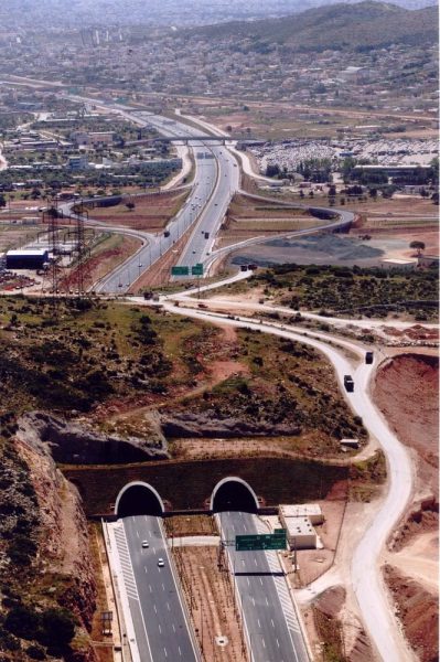 Σήραγγες Γ. Σημαντήρας οδικές (Αττική Οδός, Ελλάδα) 2