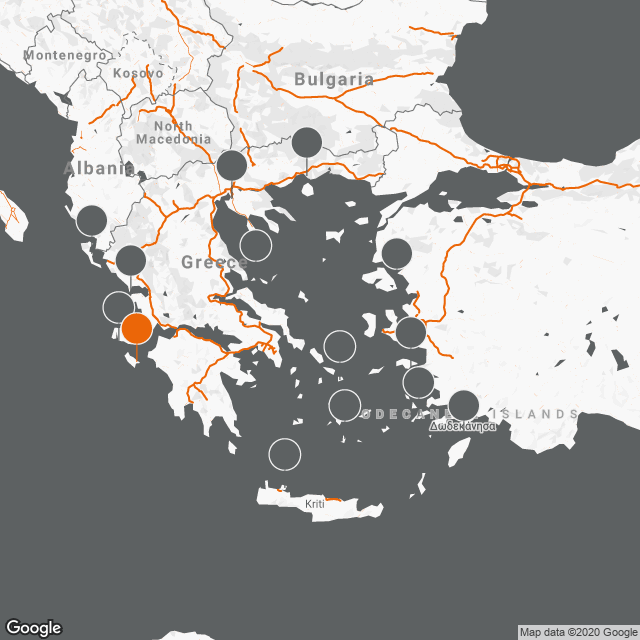 Zakinthos National Airport “Dionysios Solomos” ZTH map