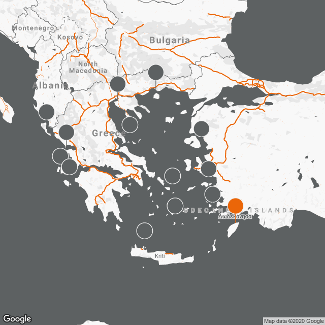 Αεροδρόμιο Ρόδου «Διαγόρας» RHO map