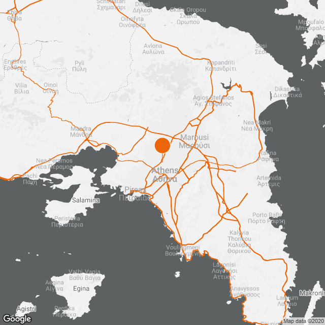 Construction of an underground quadruple railway line map