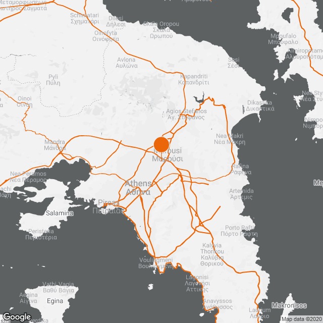 Olympic Tennis centre at OAKA (Athens Olympic Sports Complex) map