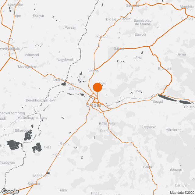 Σιδηροδρομικός σταθμός στην Oradea, Ρουμανία map