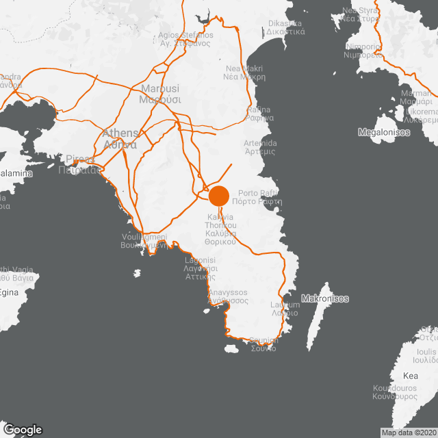 Κεντρικές αποθήκες LIDL HELLAS map